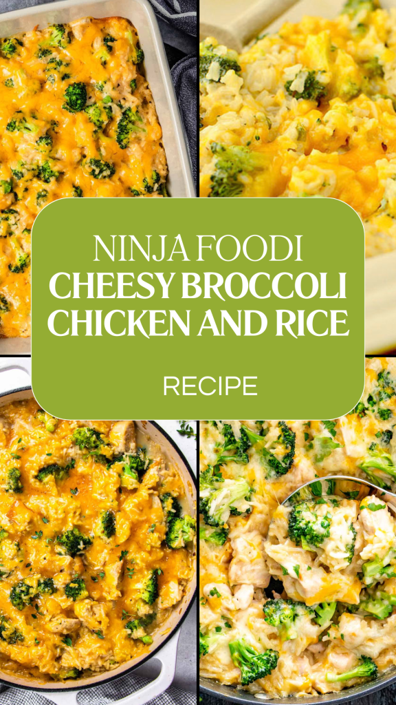 Ninja Foodi Cheesy Broccoli Chicken and Rice