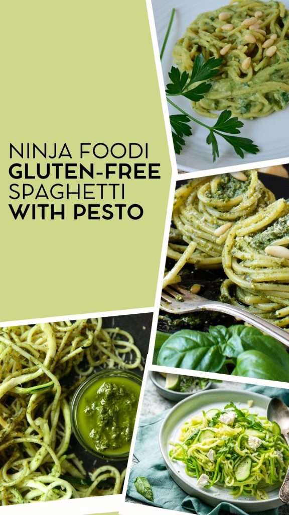 Ninja Foodi Gluten-Free Spaghetti with Pesto