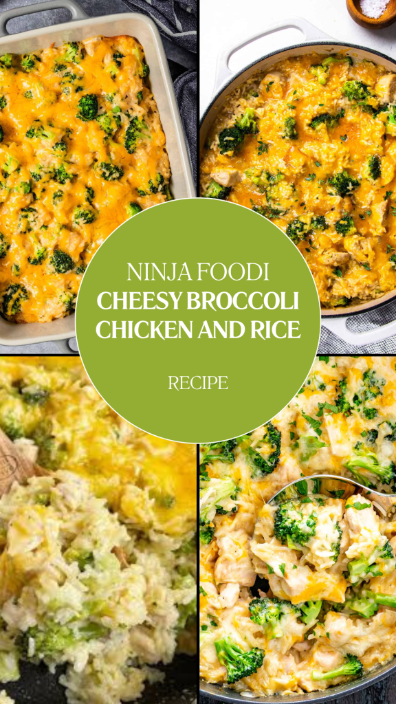 Ninja Foodi Cheesy Broccoli Chicken and Rice