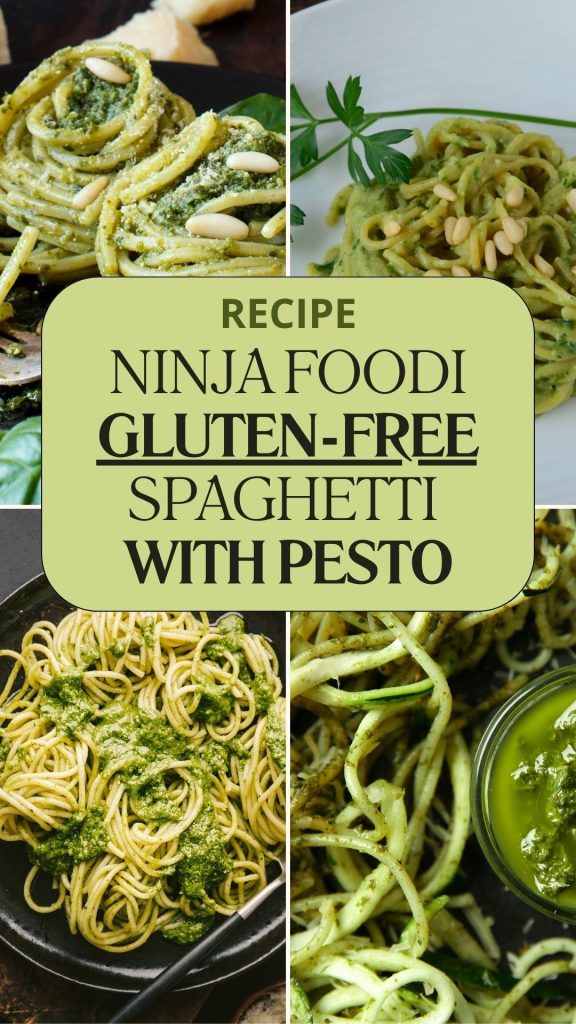 Ninja Foodi Gluten-Free Spaghetti with Pesto