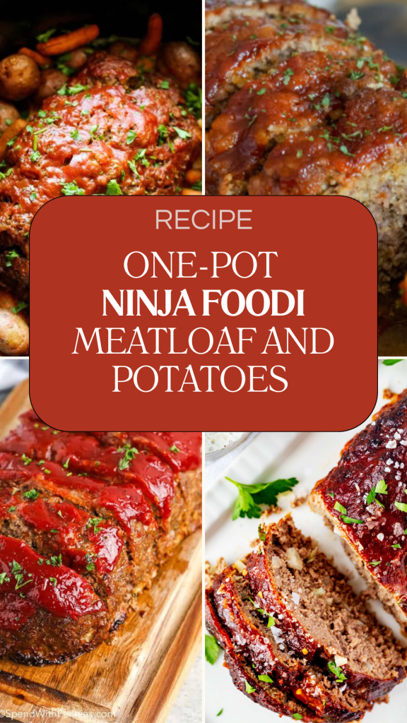 One-Pot Ninja Foodi Meatloaf and Potatoes Recipe