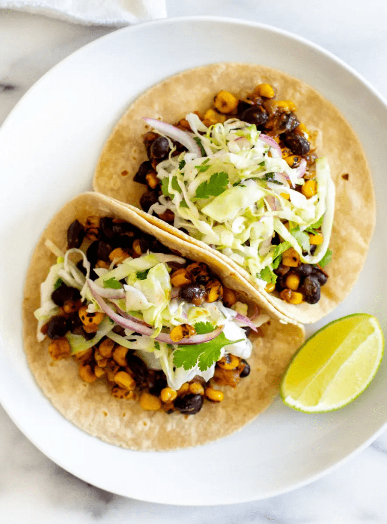 Black Bean and Corn Tacos