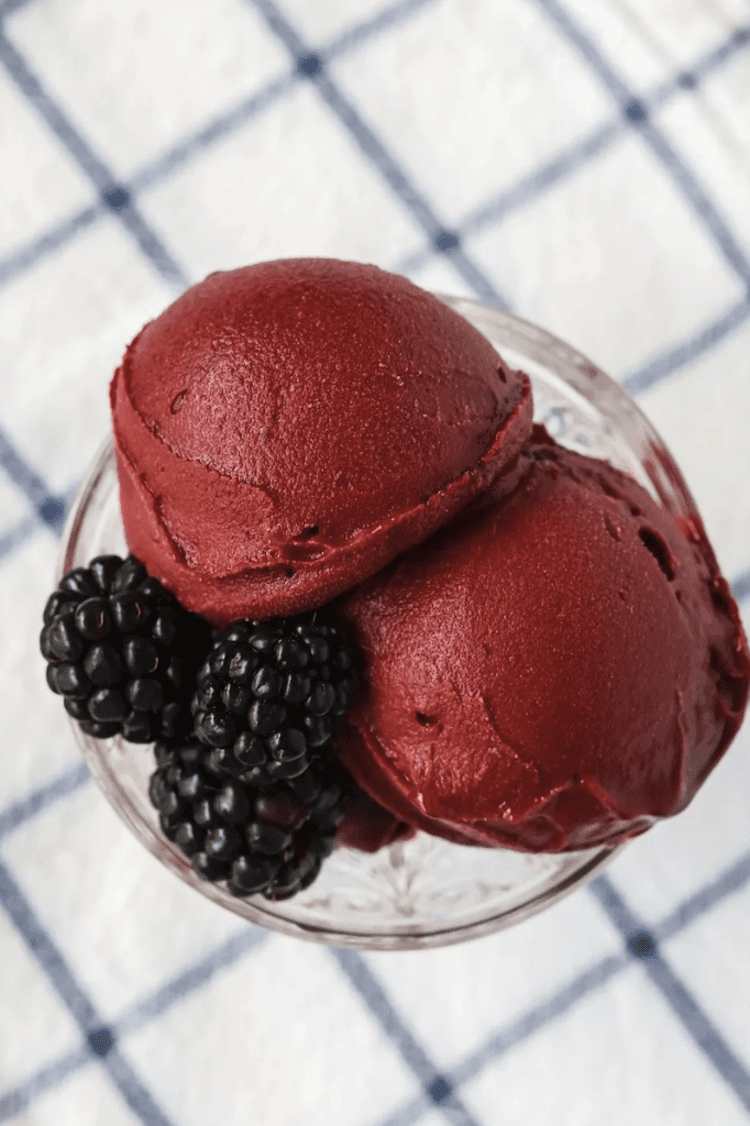 Ninja Creami Blackberry Sorbet