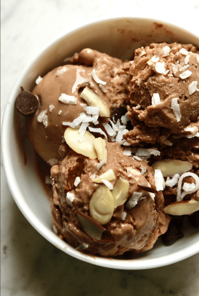 Ninja Creami Almond Joy Ice Cream