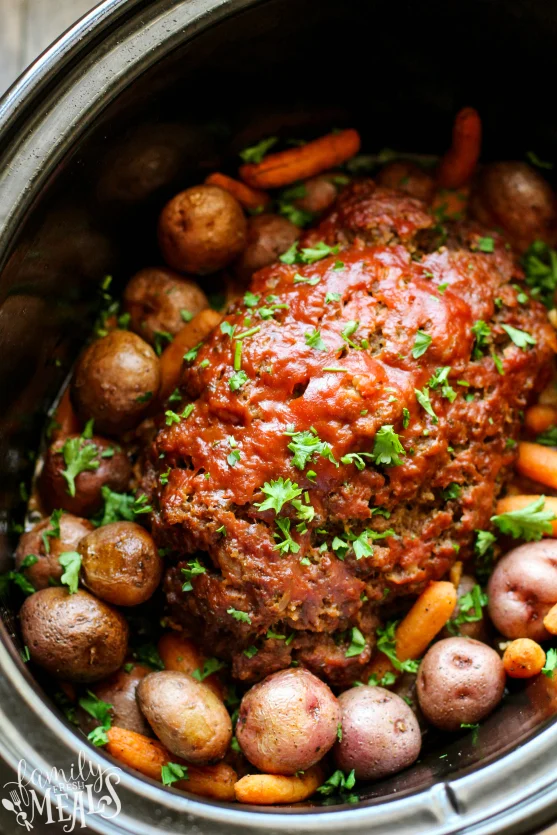 Crockpot Meatloaf