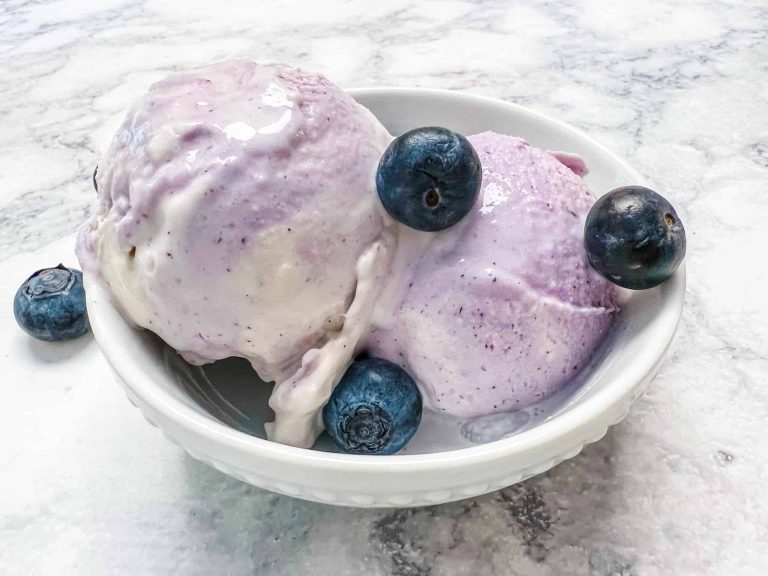 Ninja Creami Blueberry Cheesecake Ice Cream Recipe