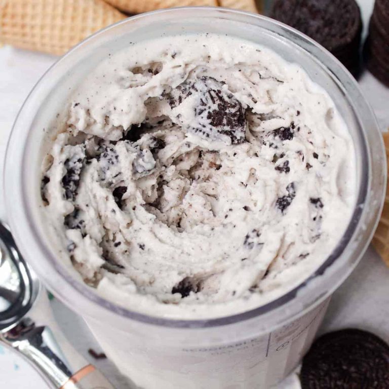 Ninja Creami Cookies and Cream Ice Cream Recipe