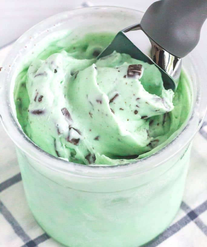 Ninja Creami Mint Chocolate Chip Ice Cream Recipe