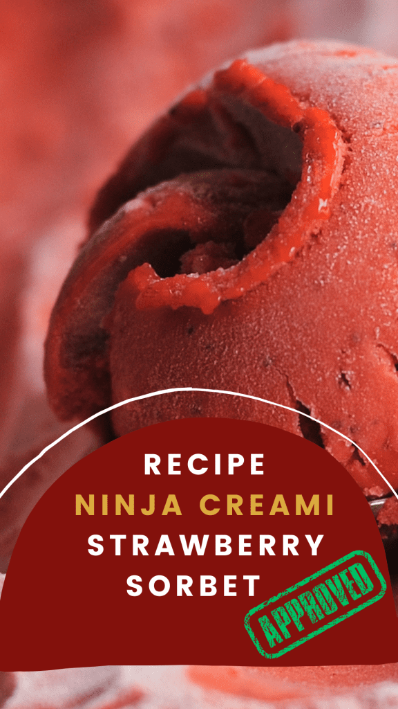 Ninja Creami Strawberry Sorbet Recipe