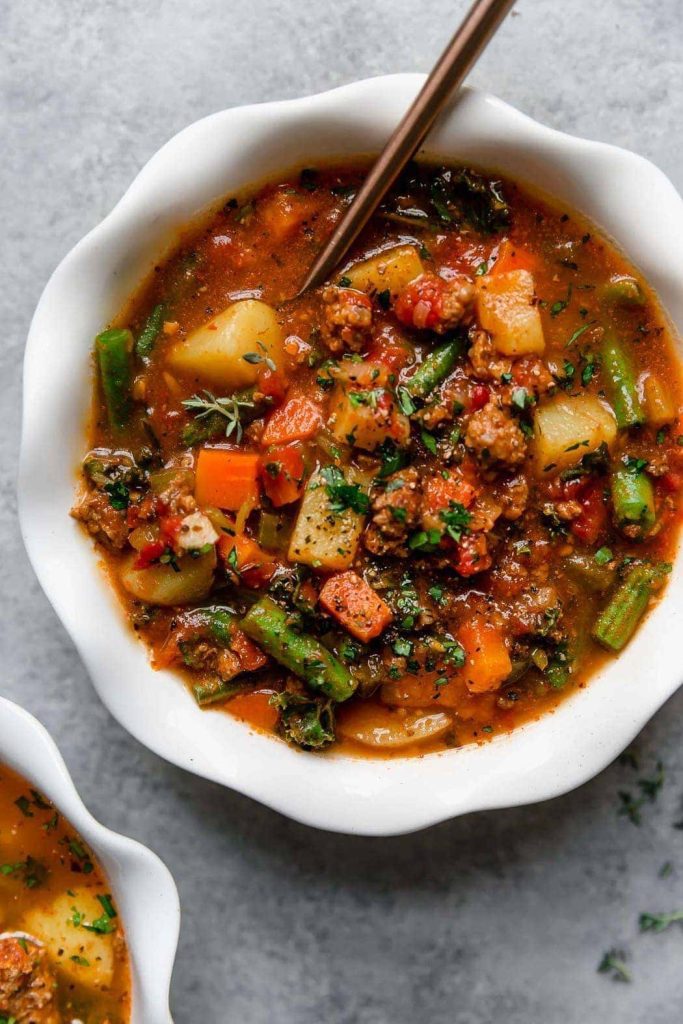 Crockpot Hamburger Soup