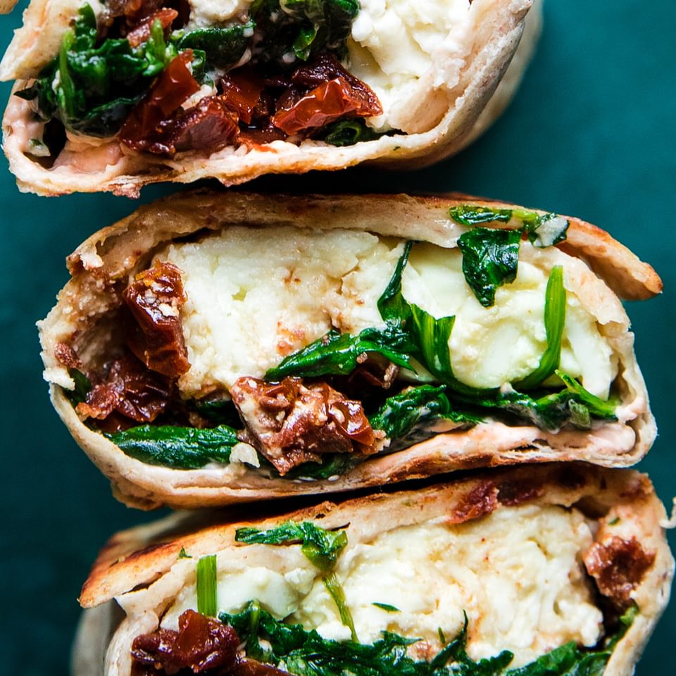 Spinach and Feta Tacos