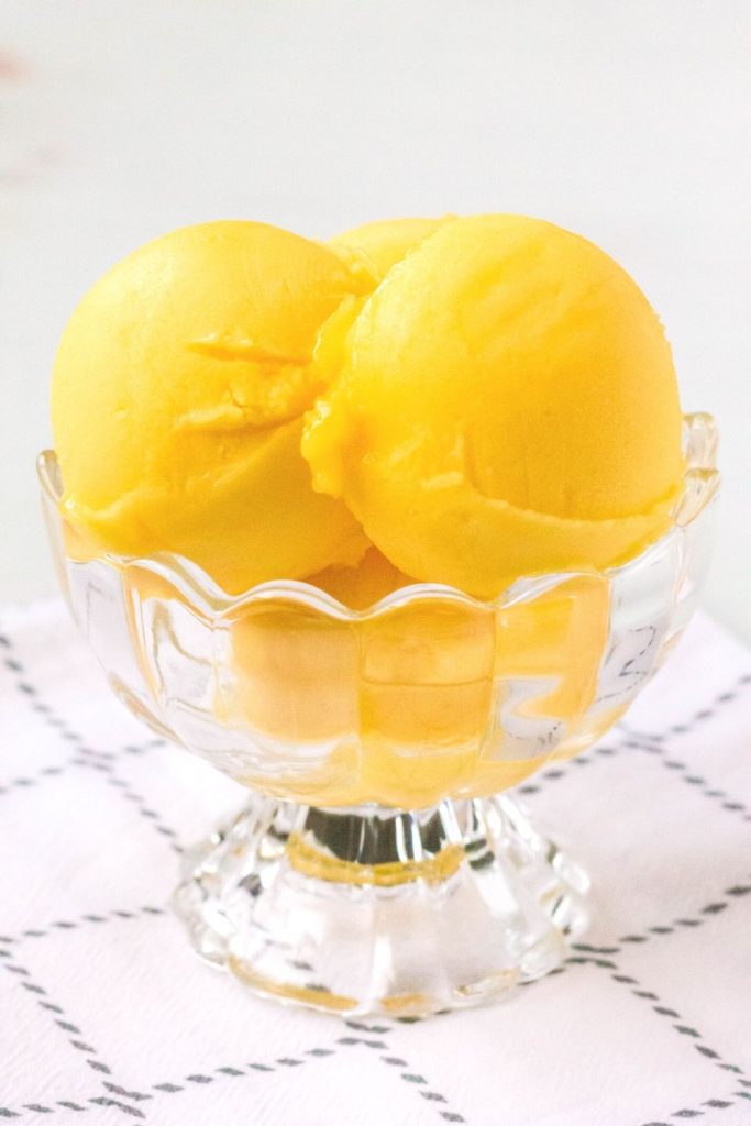 Ninja Creami Mango Sorbet