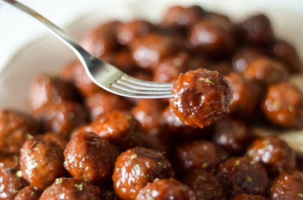 Ninja Foodi Grape Jelly Meatballs