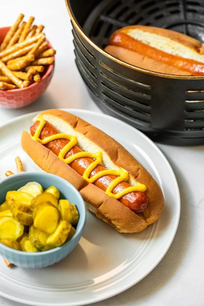 Air Fryer hot dogs