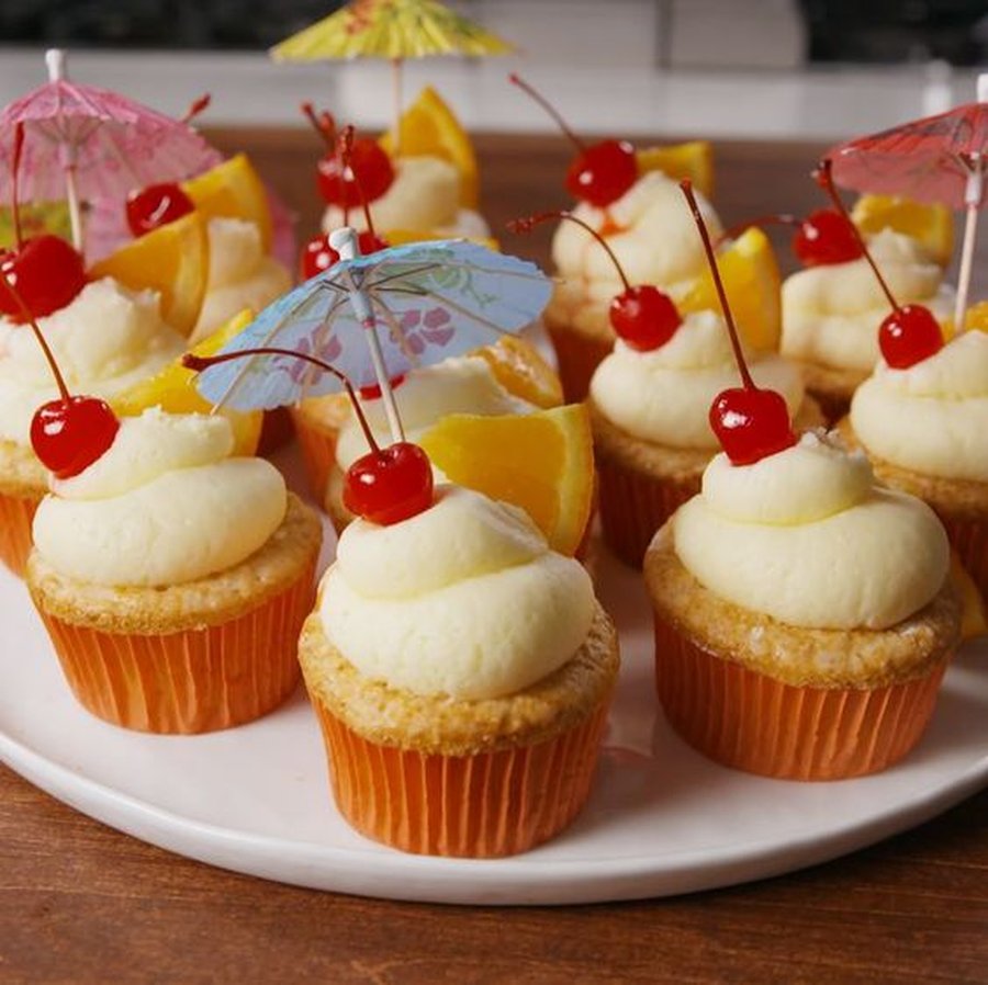 Bahama Mama Cupcakes