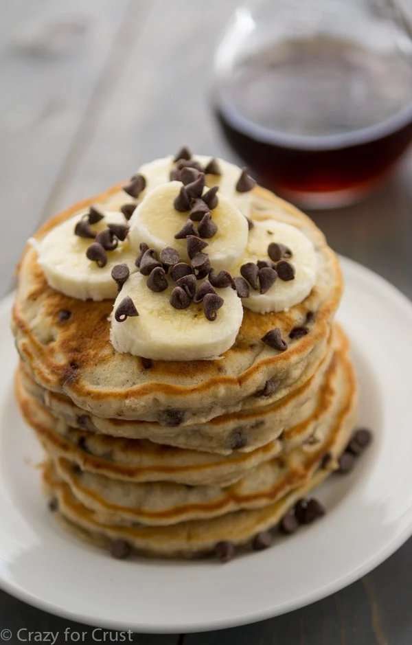 Banana-Chocolate Chip Pancakes