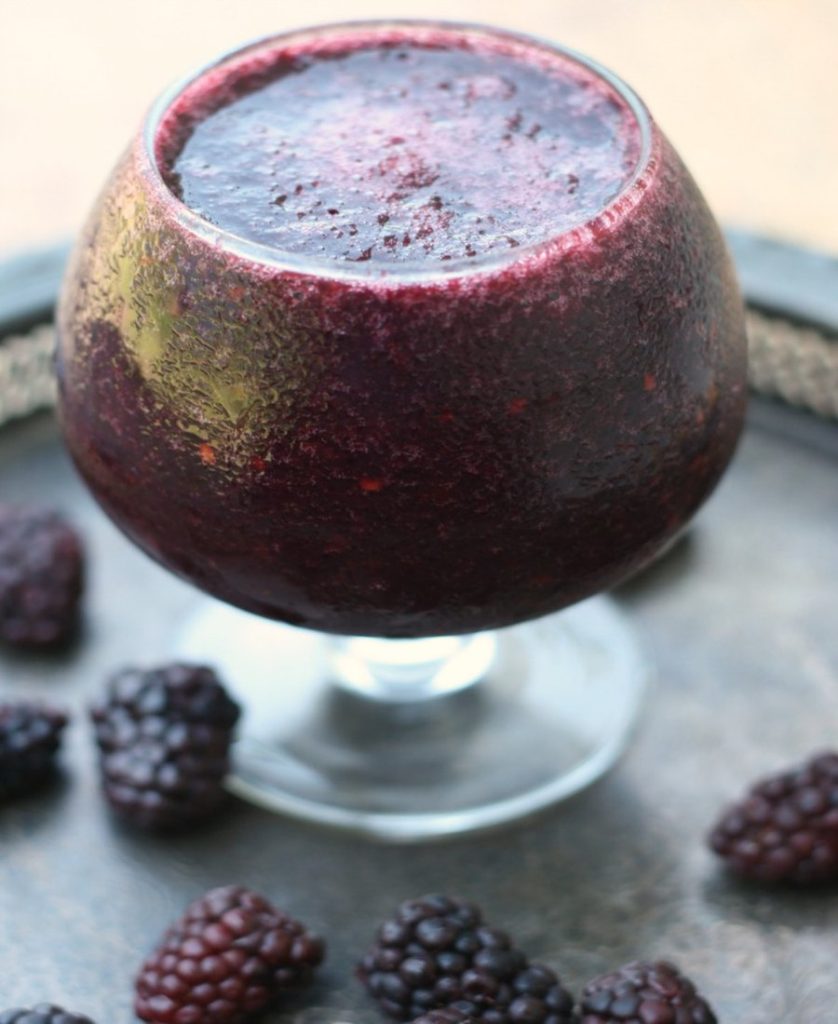 Blackberry Wine Slushy