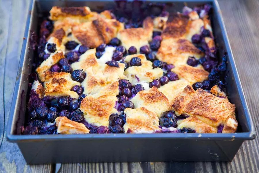 Blueberry Maple breakfast bake