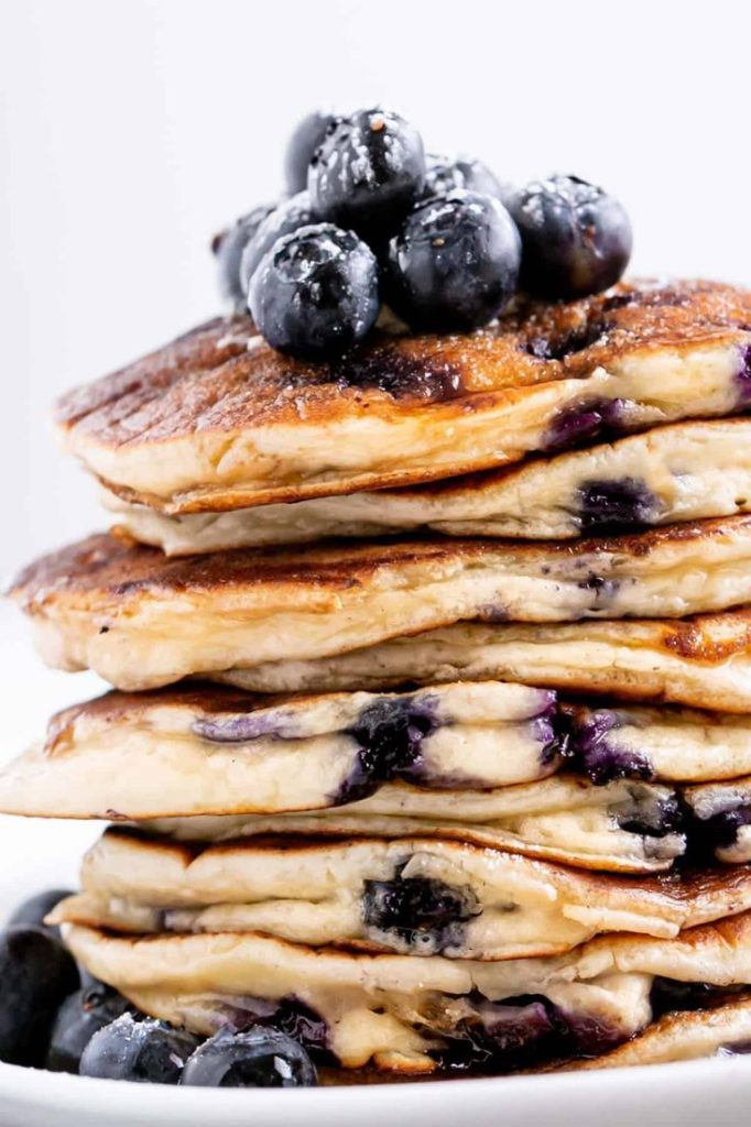 Blueberry-Ricotta Pancakes