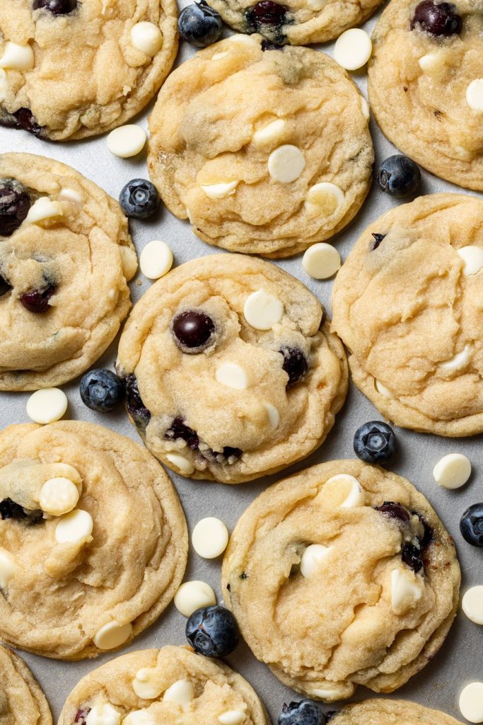 Blueberry White Chocolate Cookies