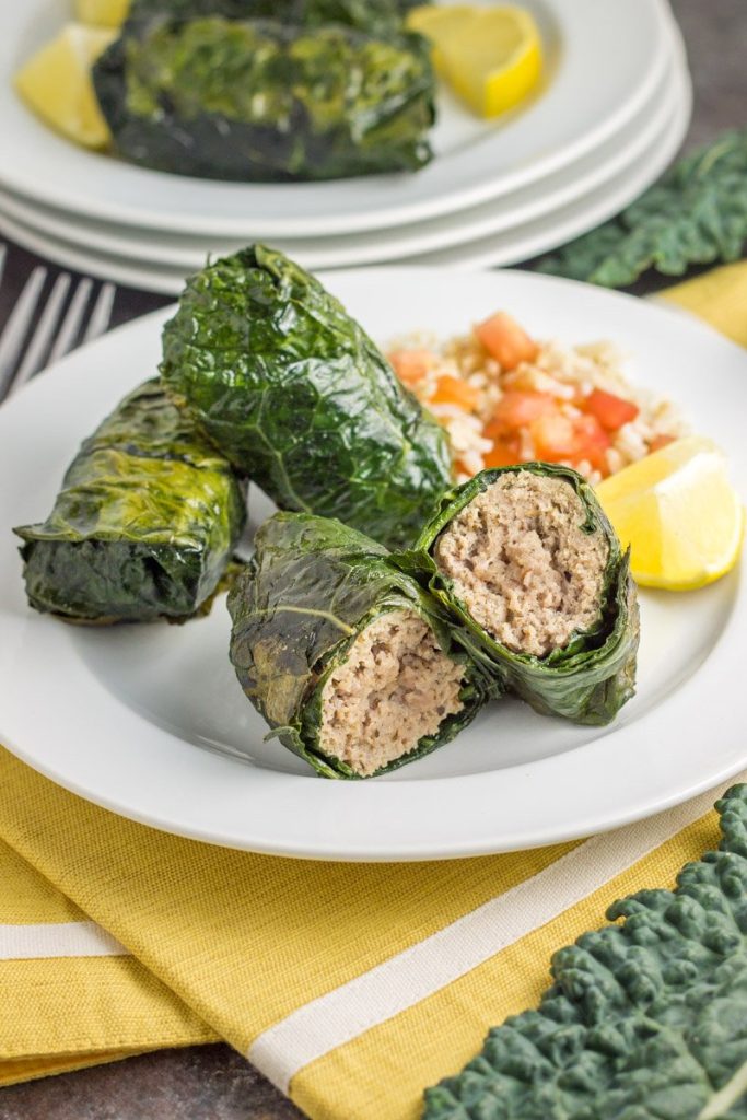 Kale Turkey Wraps