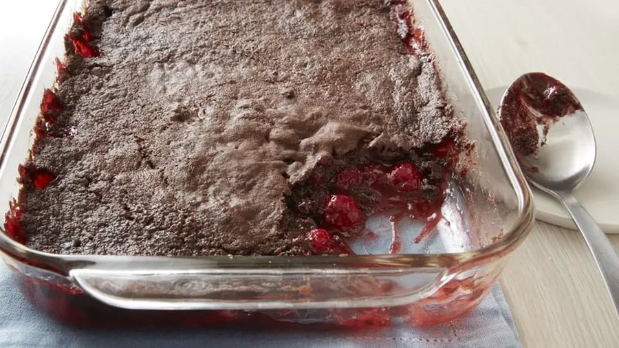 Cherry Chocolate Dump Cake