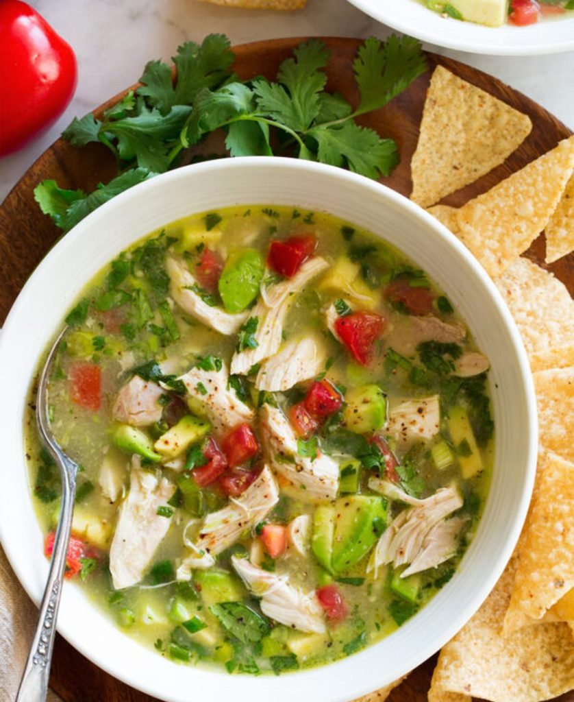 Chicken Avocado soup