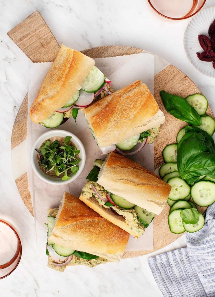  Chickpea Salad Sandwich