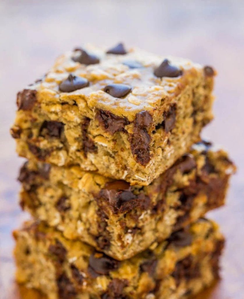 Chocolate Chip Banana Oatmeal Bars