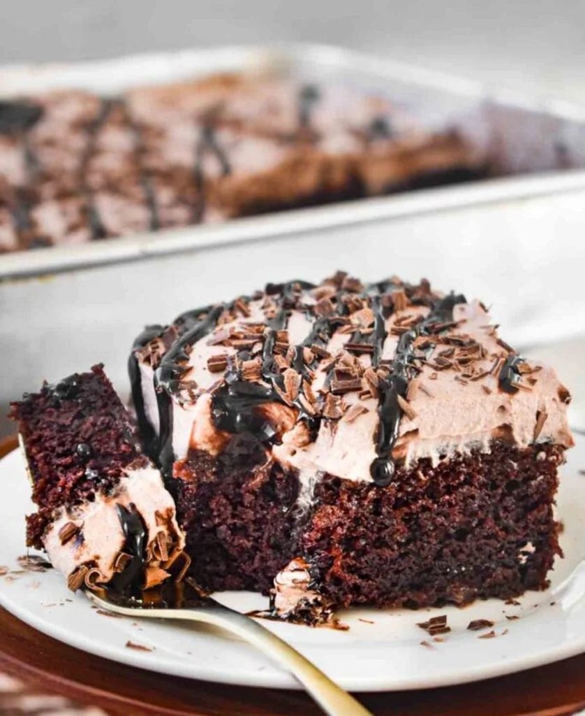 Chocolate Poke Cake