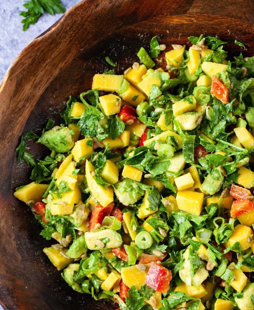 Crunchy Mango and Avocado Salad