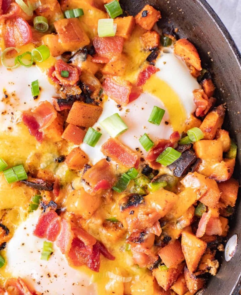 Egg and Sweet Potato Hash