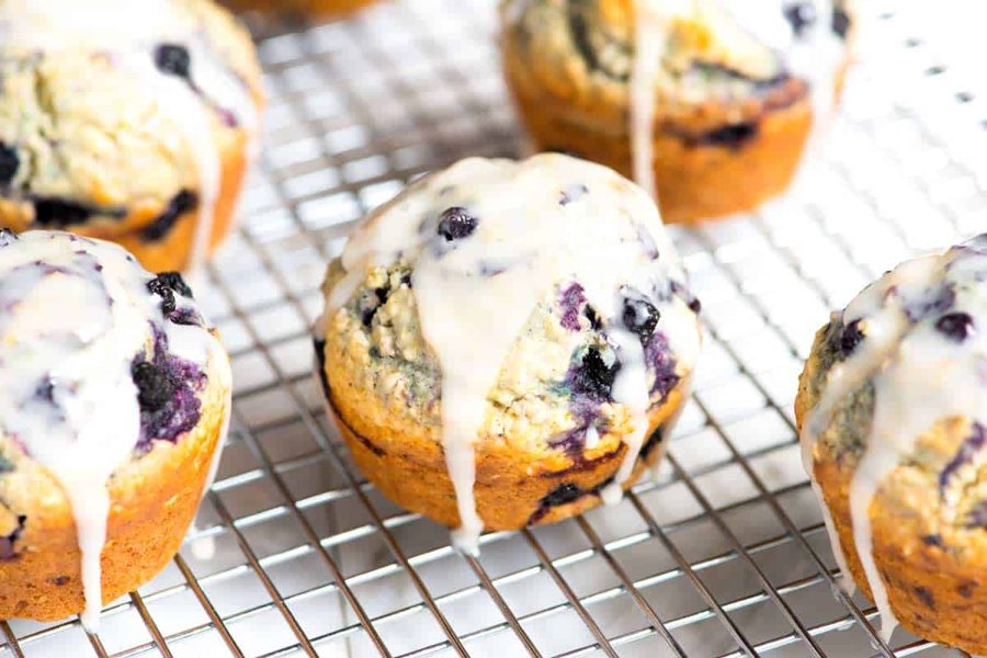 Ginger Blueberry muffins