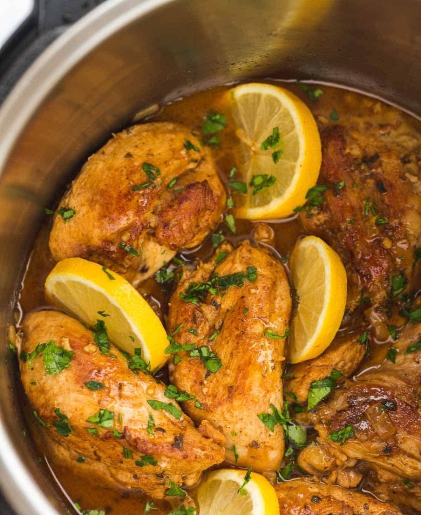 Instant Pot Lemon Garlic Chicken