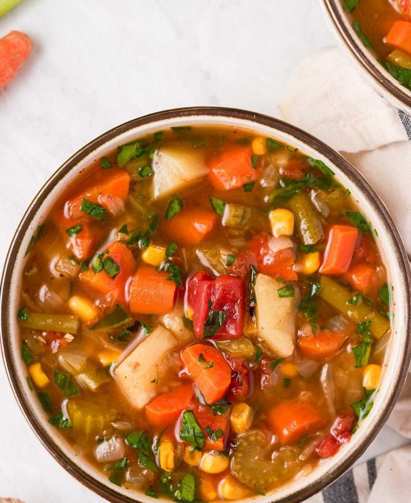  Instant Pot Veggie Soup