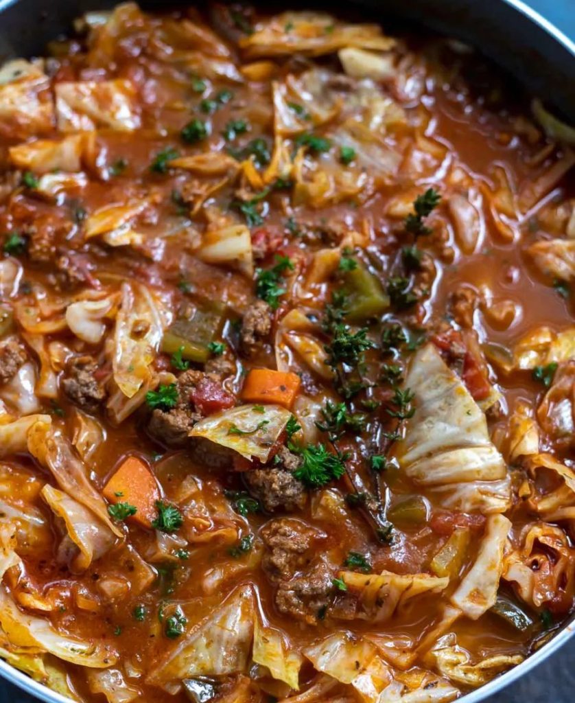 Low-Carb Beef Cabbage Stew