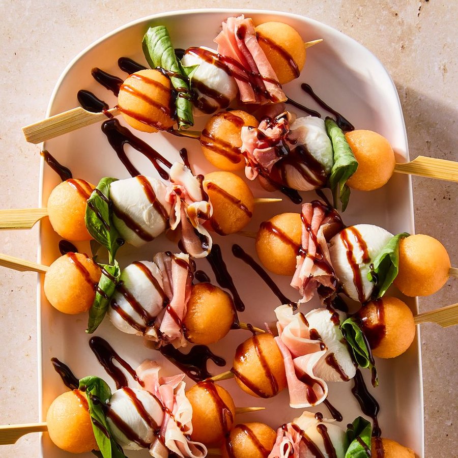 Melon Prosciutto Skewers