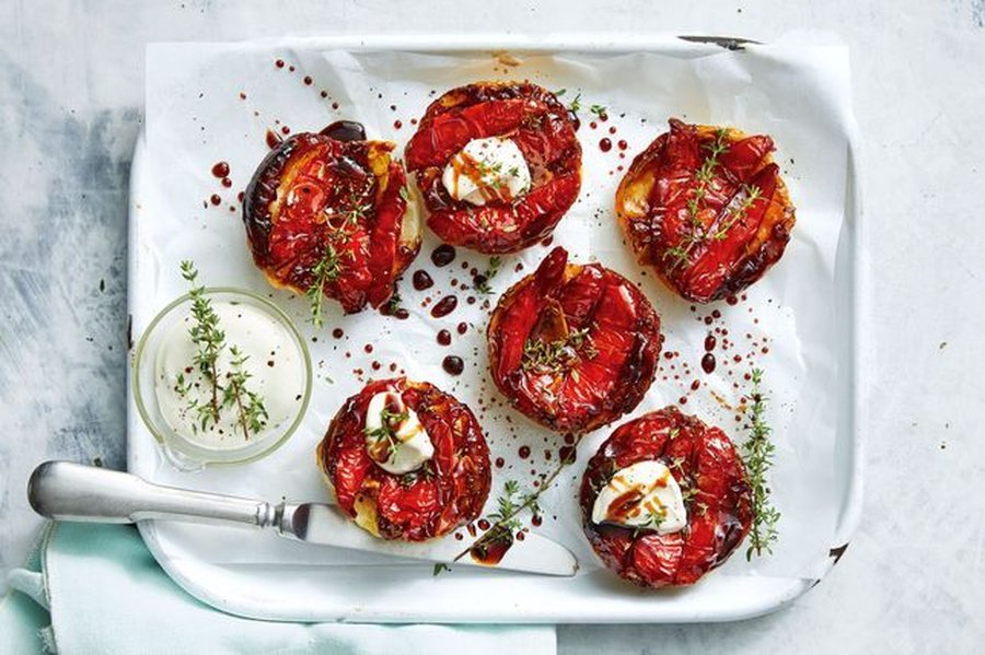 Muffin Pan Tomato Tarts