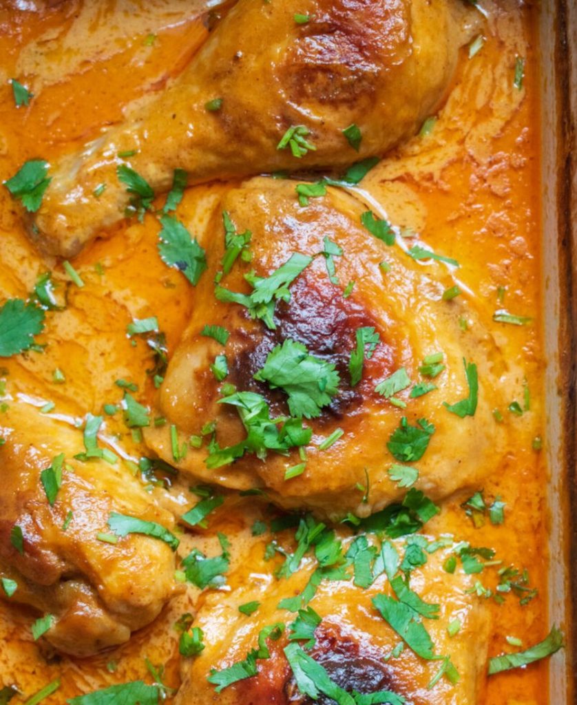 Oven-Steamed Curried Chicken