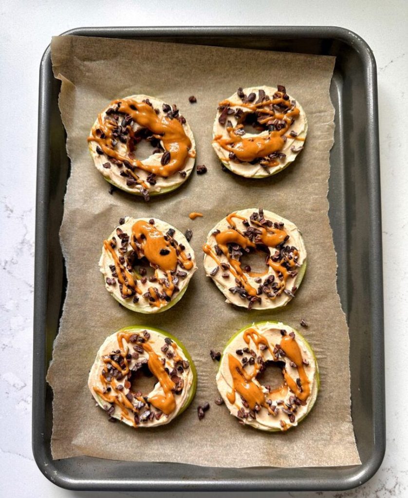 Peanut Butter Cup Apple Rings