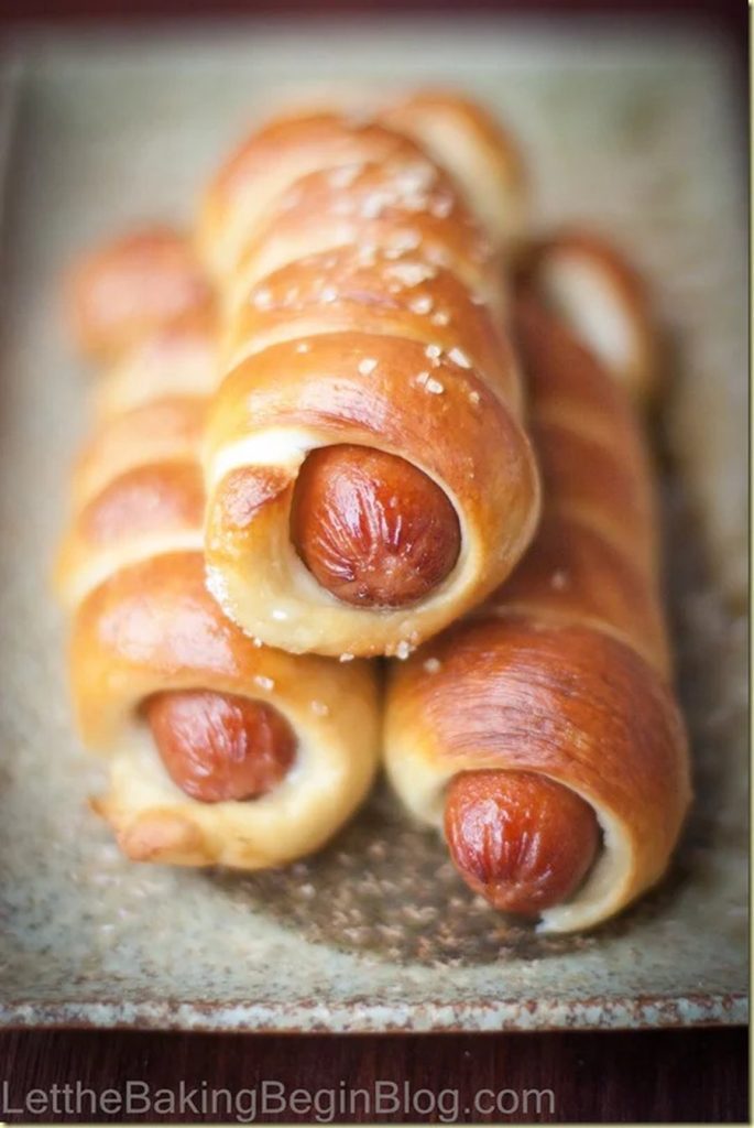 Pretzel dogs