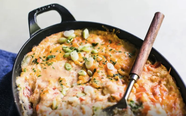 Shrimps and Grits Casserole