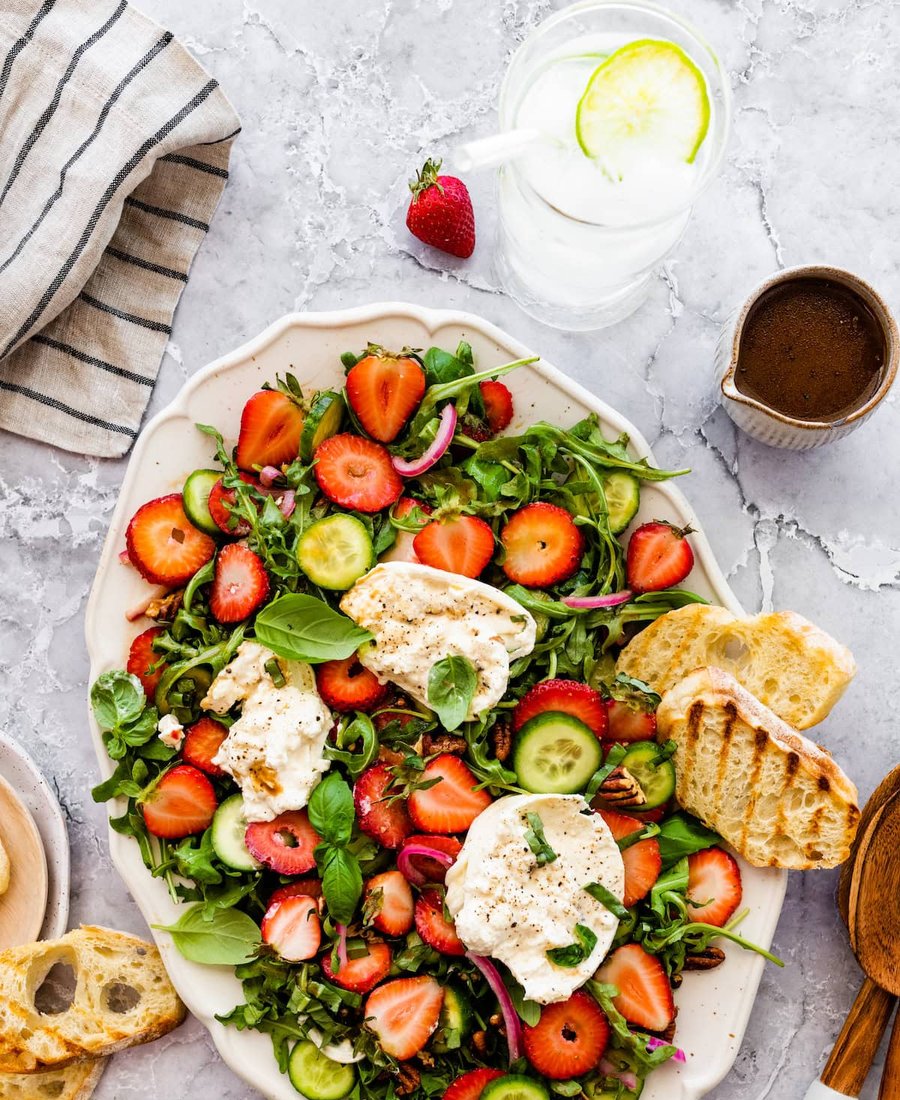 Strawberry Burrata Salad