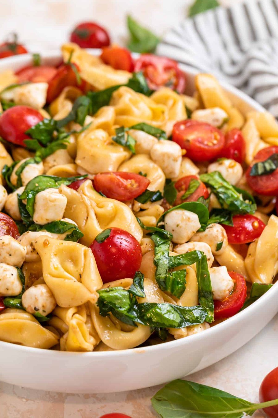 Tortellini Caprese Salad