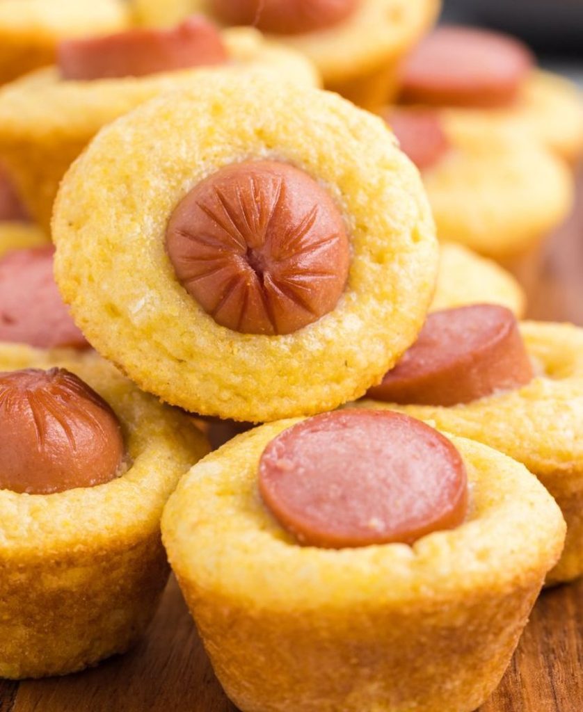 Corn dog bites