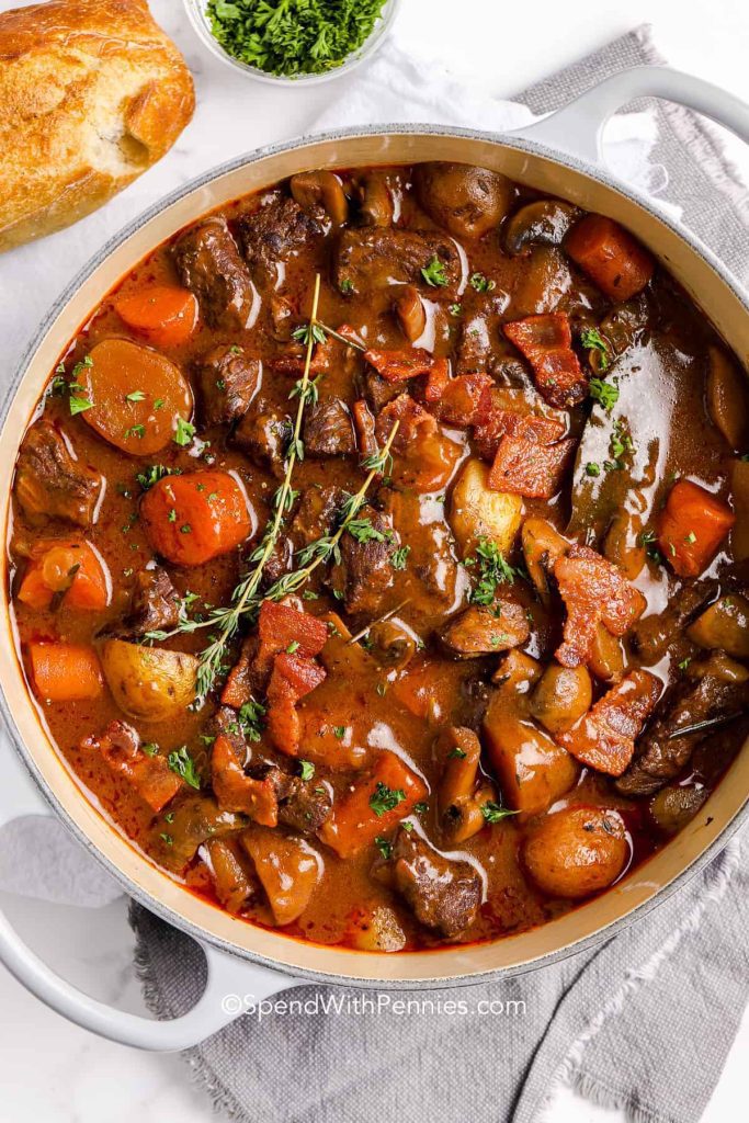 Beef Bourguigno