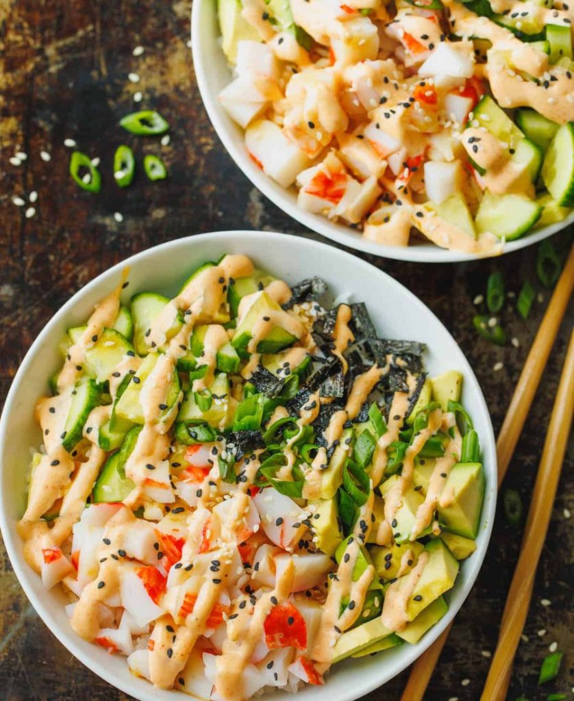 California Sushi Roll Bowls