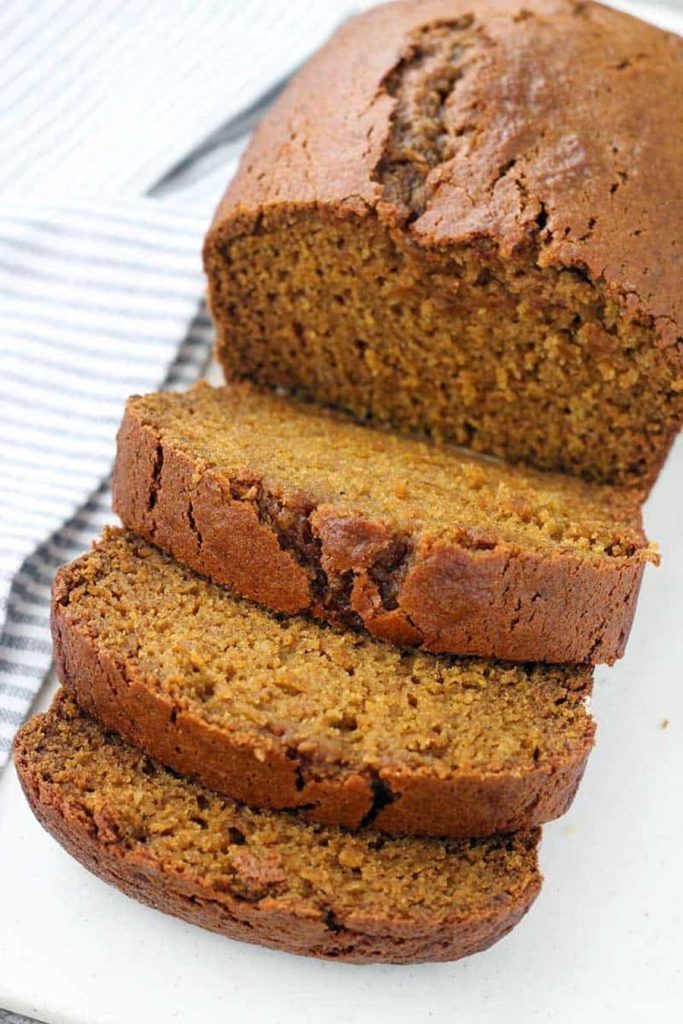 Chai Spiced Pumpkin Bread Pudding