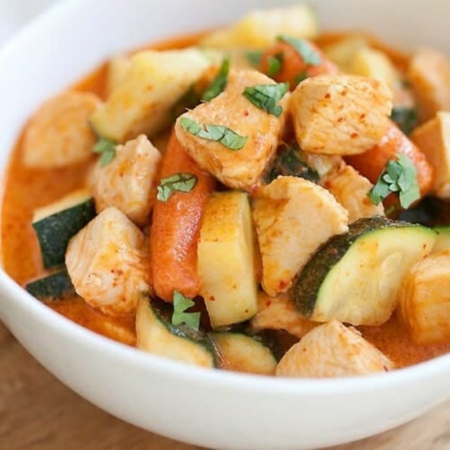 1. Chicken Curry with Zucchini