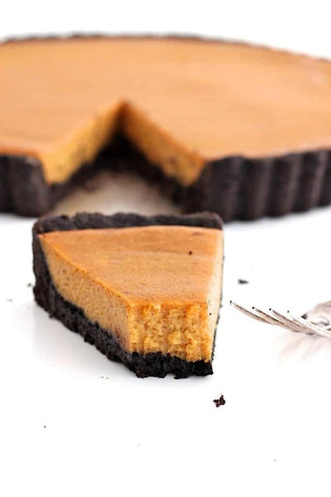 Chocolate Pumpkin Tart